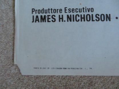 THE LEGEND OF HELL HOUSE ITALIAN 2 FOGLIO POSTER RODDY MCDOWALL 1973 Rendezvous Cinema Movie posters