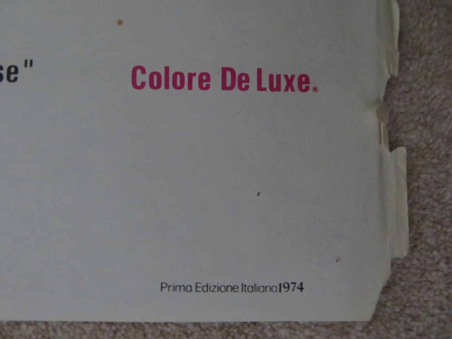 THE LEGEND OF HELL HOUSE ITALIAN 2 FOGLIO POSTER RODDY MCDOWALL 1973 Rendezvous Cinema Movie posters