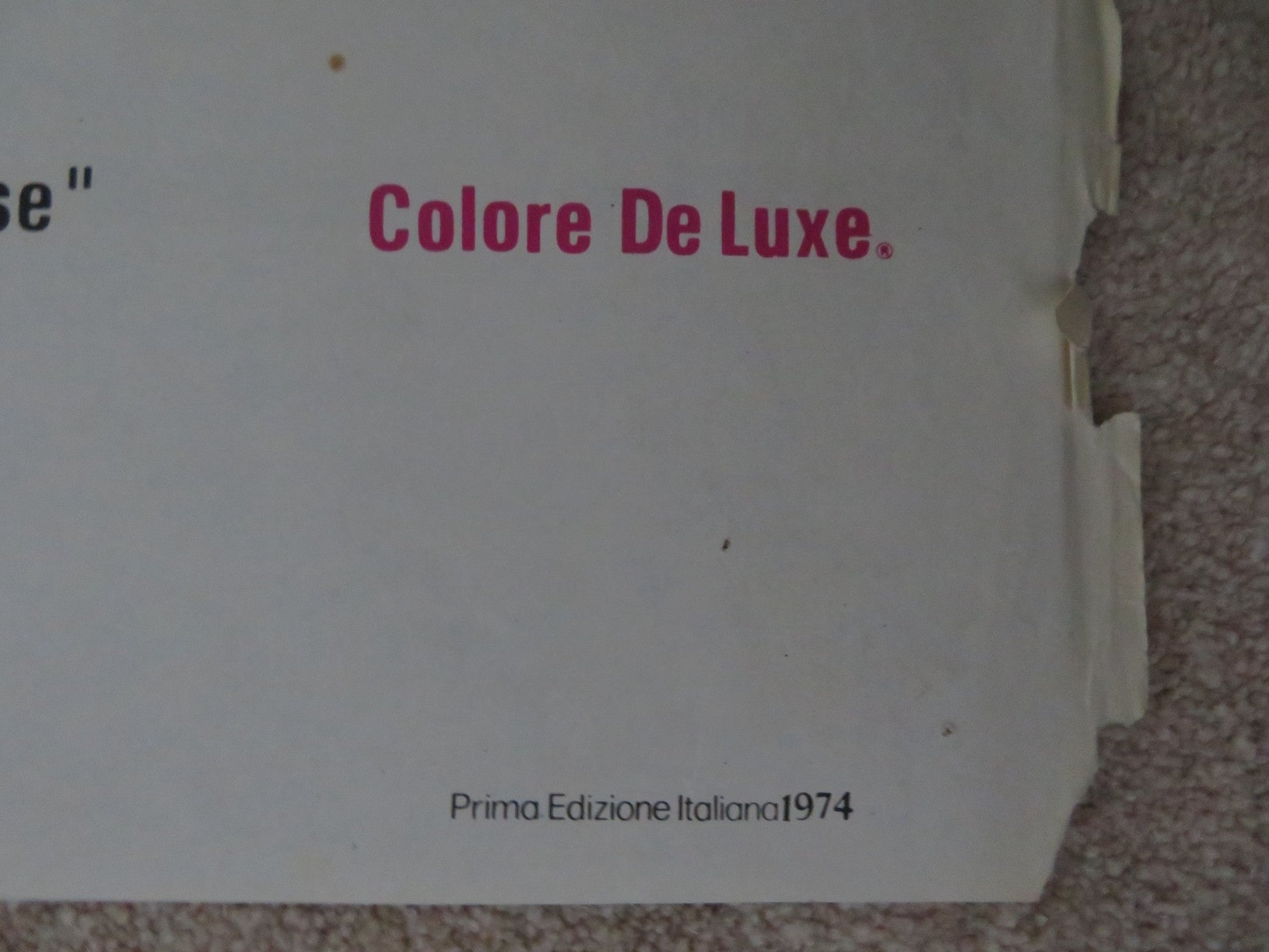 THE LEGEND OF HELL HOUSE ITALIAN 2 FOGLIO POSTER RODDY MCDOWALL 1973 Rendezvous Cinema Movie posters