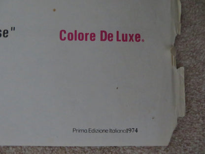 THE LEGEND OF HELL HOUSE ITALIAN 2 FOGLIO POSTER RODDY MCDOWALL 1973 Rendezvous Cinema Movie posters