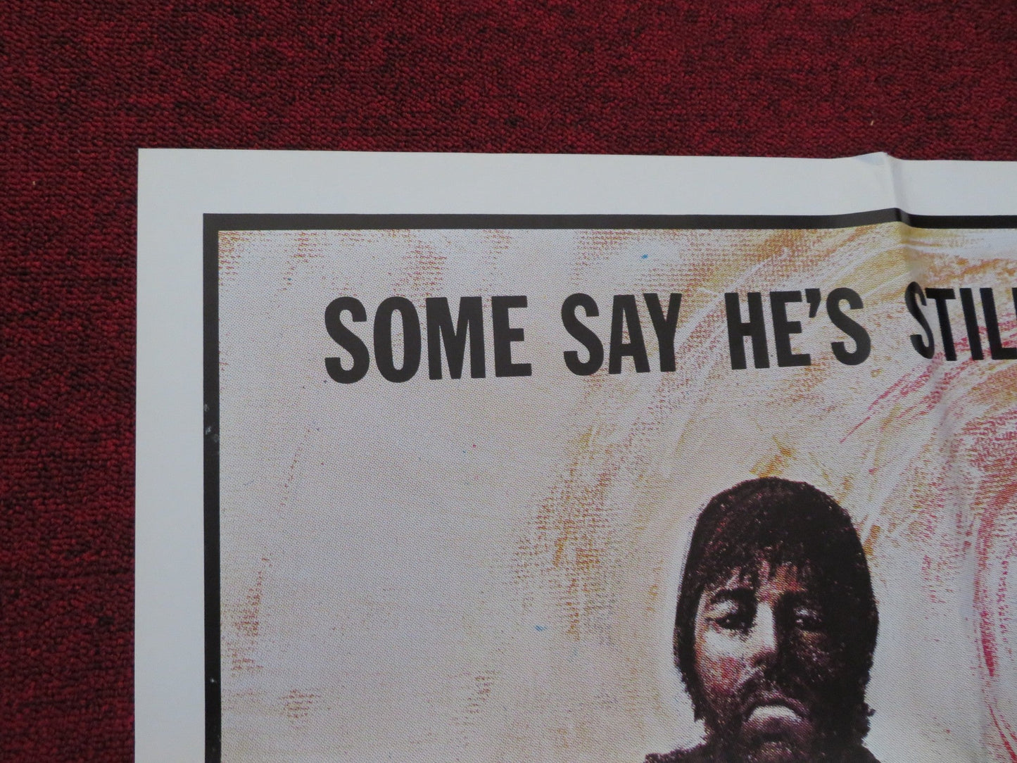 THE LEGEND OF JEDEDIAH CARVER FOLDED US ONE SHEET POSTER DEWITT LEE 1976 Rendezvous Cinema Movie posters