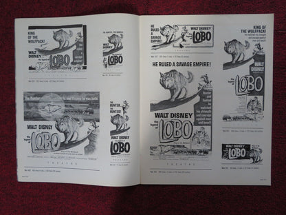 THE LEGEND OF LOBO - PRESSBOOK UNCUT BUENA VISTA DISNEY REX ALLEN 1962 Rendezvous Cinema Movie posters