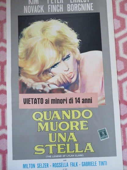 THE LEGEND OF LYLAH CLARE ITALIAN LOCANDINA (27"x13") POSTER KIM NOVACK 1968 - Rendezvous Cinema