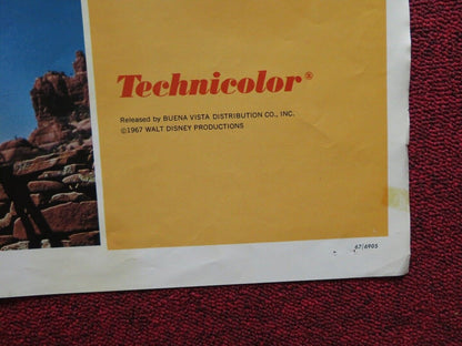 THE LEGEND OF THE BOY AND THE EAGLE FOLDED US ONE SHEET POSTER DISNEY 1967 Movie posters