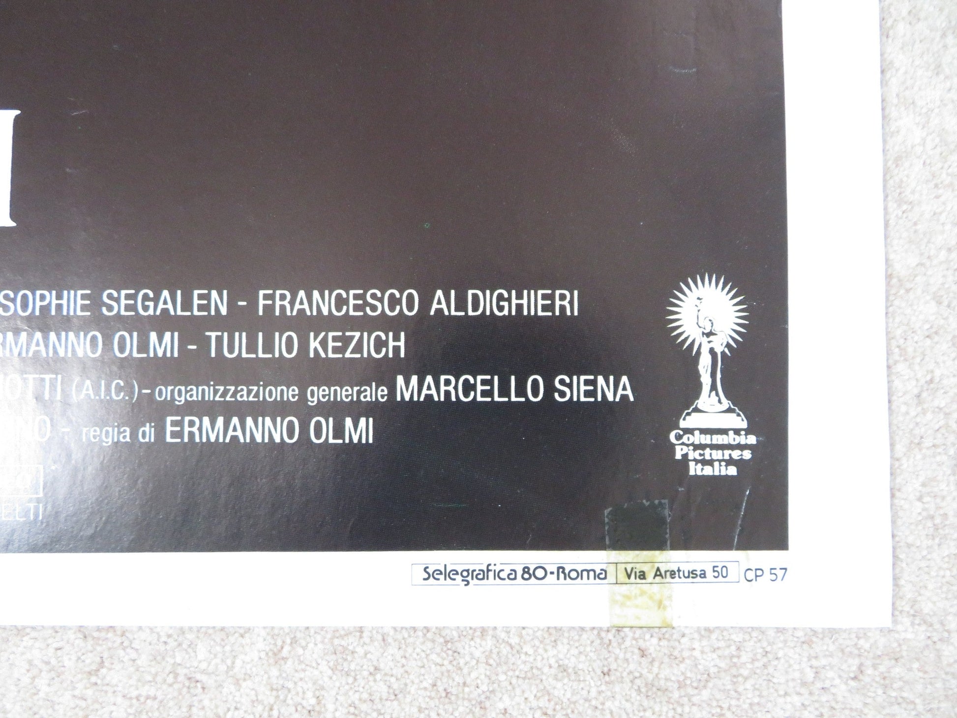 THE LEGEND OF THE HOLY DRINKER ITALIAN 2 FOGLIO POSTER RUTGER HAUER 1988 Rendezvous Cinema Movie posters