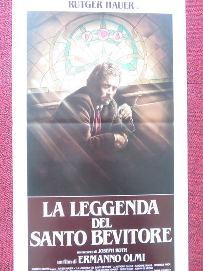THE LEGEND OF THE HOLY DRINKER ITALIAN LOCANDINA POSTER RUTGER HAUER DUPUIS 1988 Rendezvous Cinema Movie posters