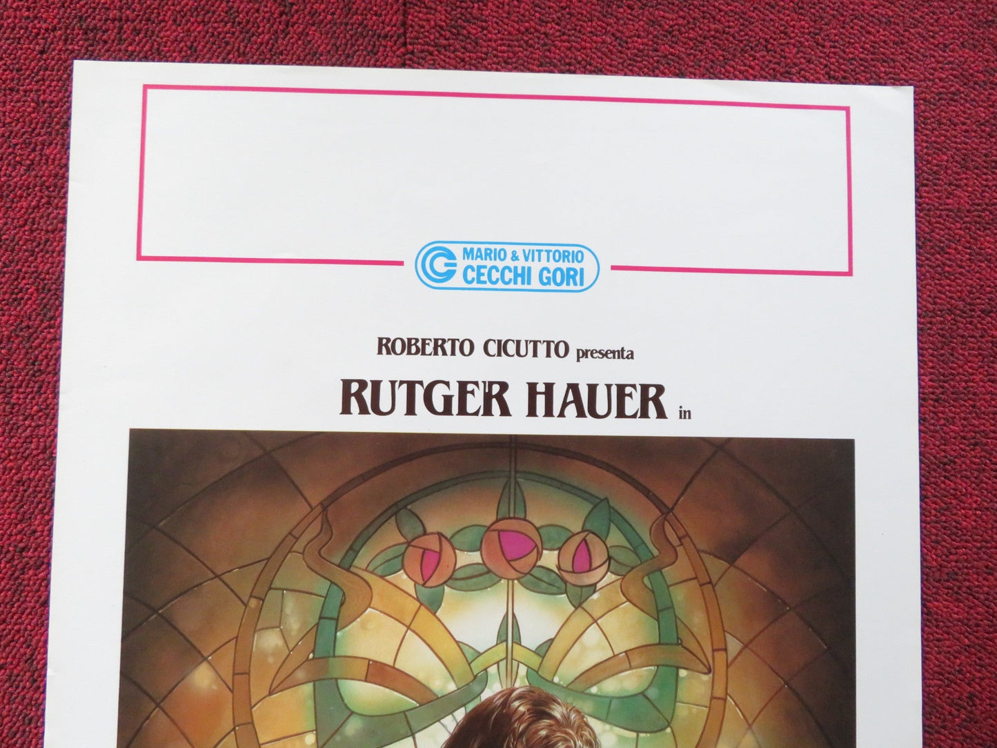 THE LEGEND OF THE HOLY DRINKER ITALIAN LOCANDINA POSTER RUTGER HAUER DUPUIS 1988 Rendezvous Cinema Movie posters