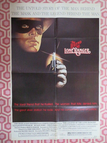 THE LEGEND OF THE LONE RANGER US ONE SHEET POSTER KLINTON SPILSBURY - Rendezvous Cinema
