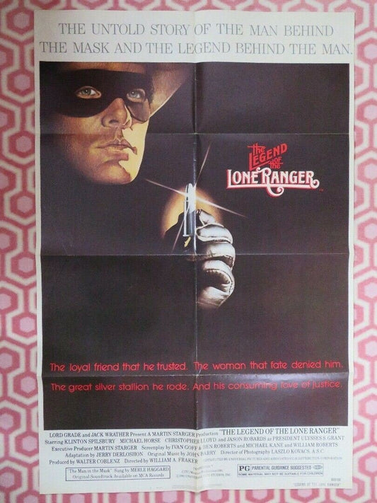 THE LEGEND OF THE LONE RANGER US ONE SHEET POSTER KLINTON SPILSBURY - Rendezvous Cinema