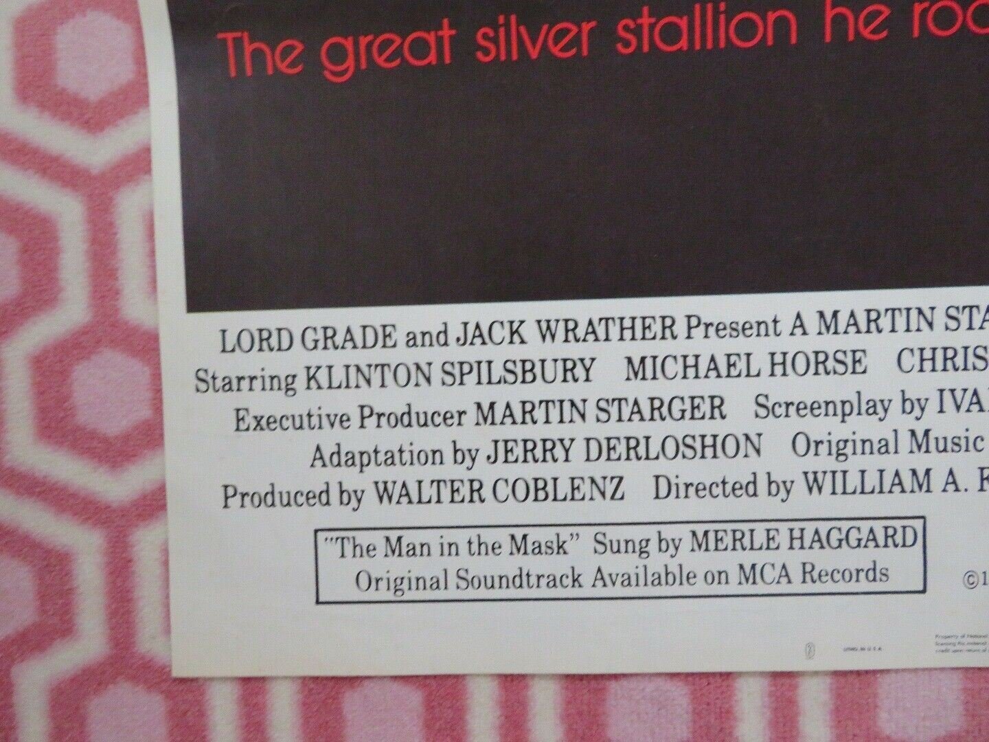 THE LEGEND OF THE LONE RANGER US ONE SHEET POSTER KLINTON SPILSBURY - Rendezvous Cinema