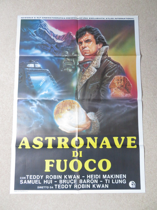 THE LEGEND OF WISELY ITALIAN 2 FOGLIO POSTER T.ROBIN KWAN HEIDI MAKINEN 1987 Rendezvous Cinema Movie posters