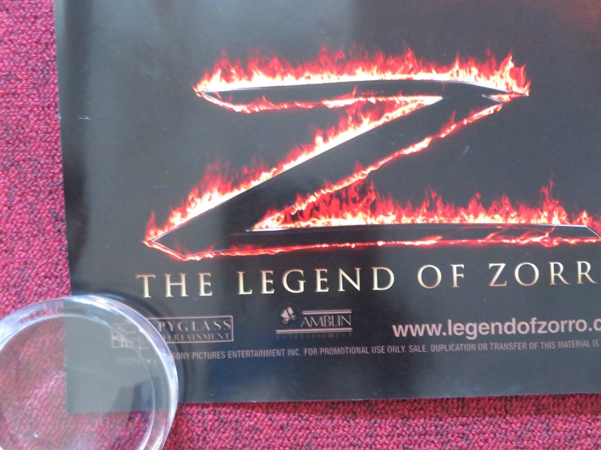 THE LEGEND OF ZORRO - C UK QUAD (30"x 40") ROLLED POSTER ANTONIO BANDERAS 2005 Rendezvous Cinema Movie posters
