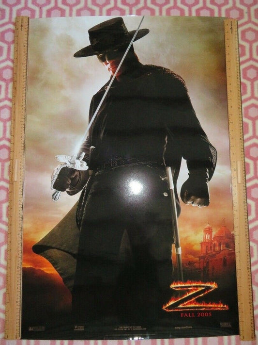 THE LEGEND ZORRO TEASER ONE SHEET ROLLED POSTER ANTONIO BANDERAS 2005 Rendezvous Cinema Movie posters