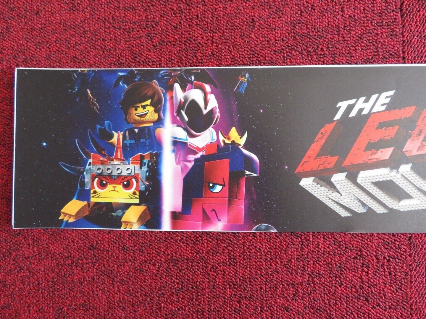 THE LEGO MOVIE 2 U.S MYLAR (5.5" X 25") POSTER CHRIS PRATT ELIZABETH BANKS 2014 - Rendezvous Cinema