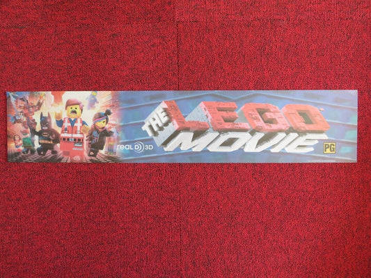 THE LEGO MOVIE U.S MYLAR (5.5" X 25") POSTER WILL ARNETT ELIZABETH BANKS 2014 - Rendezvous Cinema