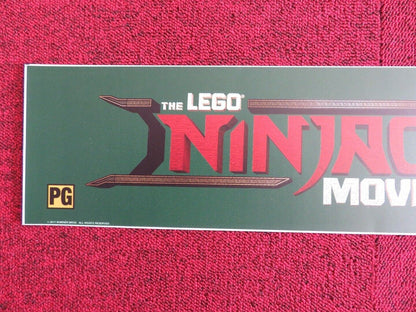 THE LEGO NINJAGO MOVIE U.S MYLAR (5.5" X 25") POSTER JACKIE CHAN DAVE FRANCO - Rendezvous Cinema