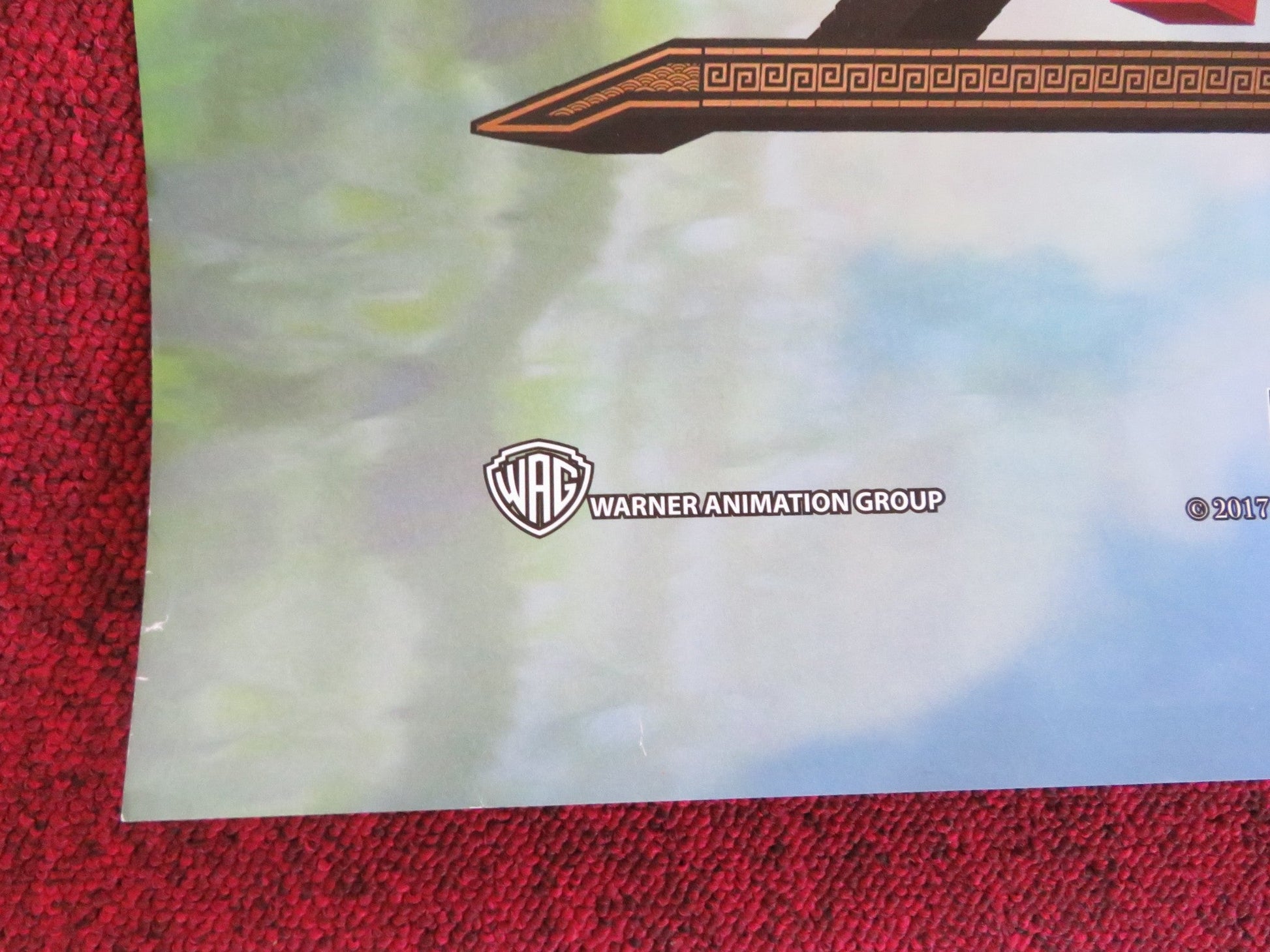 THE LEGO NINJAGO MOVIE US ONE SHEET ROLLED POSTER JACKIE CHAN DAVE FRANCO 2017 Rendezvous Cinema Movie posters