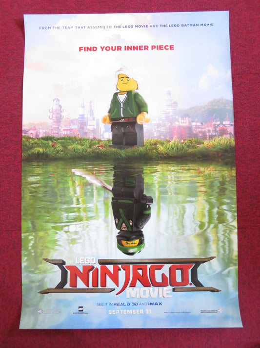THE LEGO NINJAGO MOVIE US ONE SHEET ROLLED POSTER JACKIE CHAN DAVE FRANCO 2017 Rendezvous Cinema Movie posters