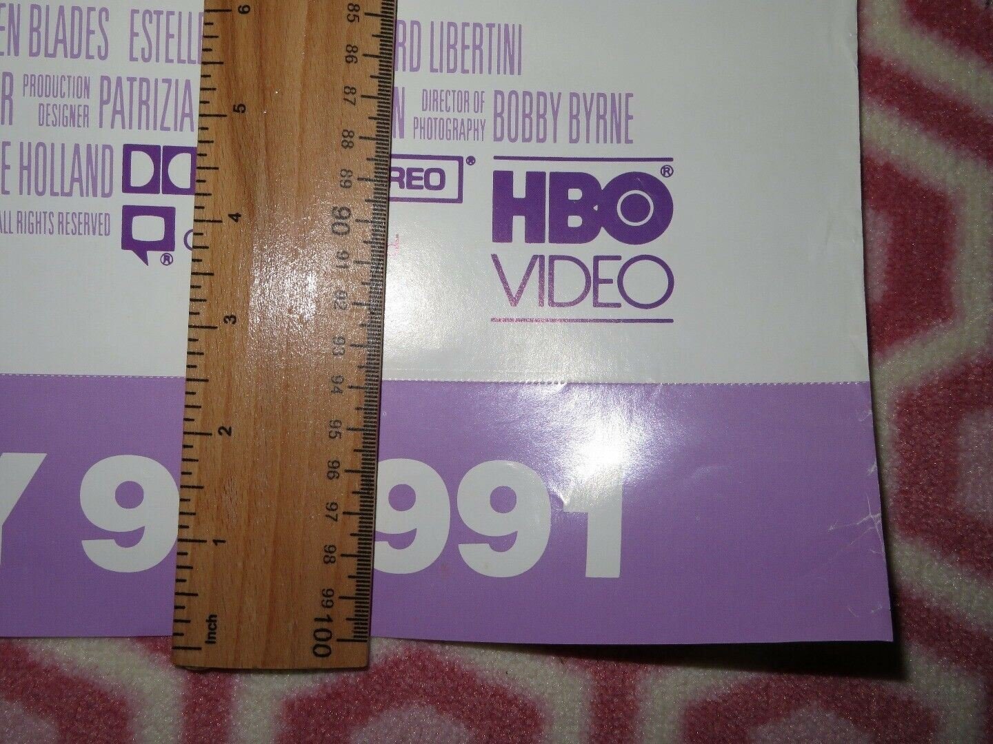 THE LEMON SISTERS VIDEO VHS (39 "x 27") POSTER ROLLED DIANE KEATON CAROL KANE Movie posters