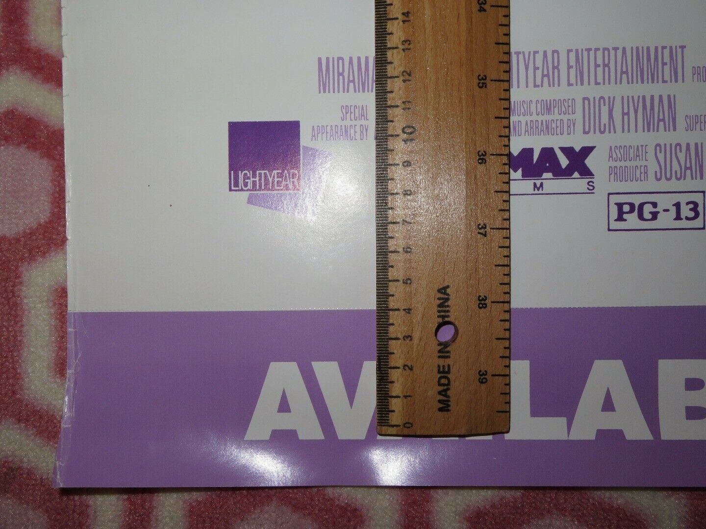 THE LEMON SISTERS VIDEO VHS (39 "x 27") POSTER ROLLED DIANE KEATON CAROL KANE Movie posters