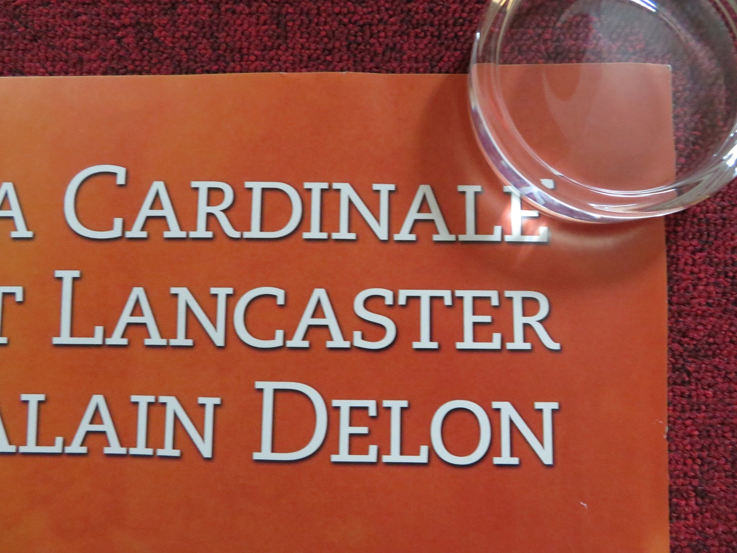 THE LEOPARD UK QUAD (30"x 40") ROLLED POSTER CLAUDIA CARDINALE B. LANCASTER 2010 Rendezvous Cinema Movie posters