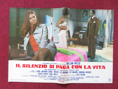 THE LIBERATION OF L.B. JONES - B ITALIAN FOTOBUSTA POSTER LEE J. COBB 1970 Rendezvous Cinema Movie posters