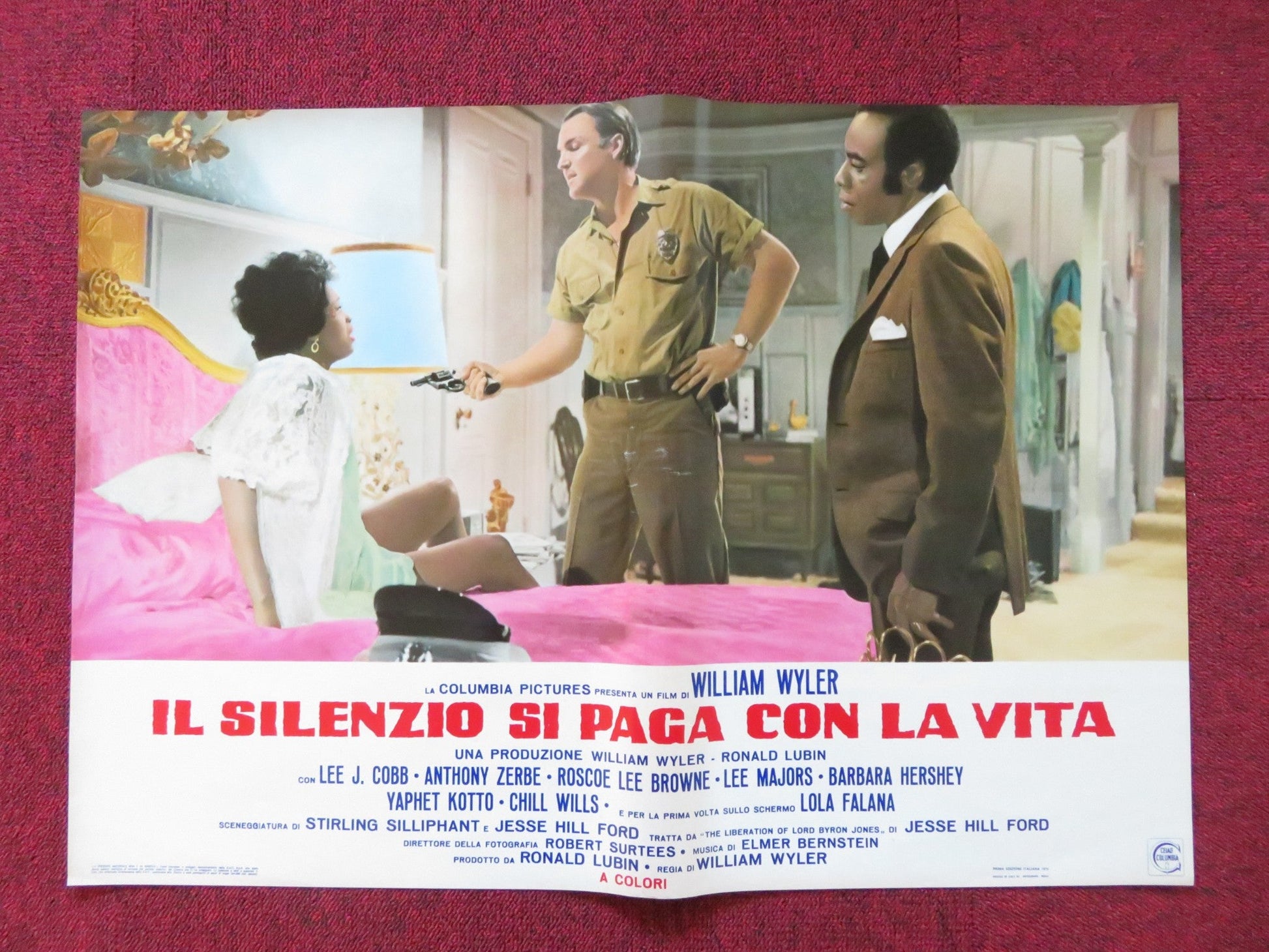 THE LIBERATION OF L.B. JONES - G ITALIAN FOTOBUSTA POSTER LEE J. COBB 1970 Rendezvous Cinema Movie posters