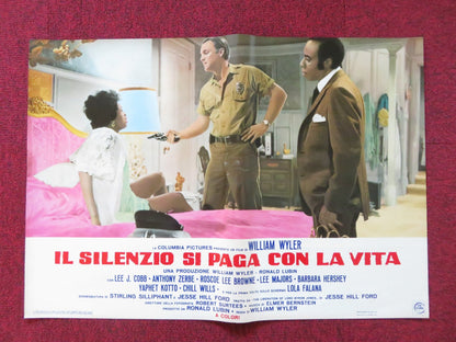 THE LIBERATION OF L.B. JONES - G ITALIAN FOTOBUSTA POSTER LEE J. COBB 1970 Rendezvous Cinema Movie posters