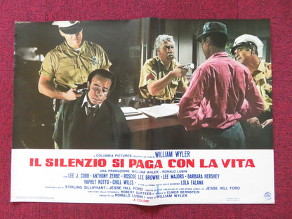 THE LIBERATION OF L.B. JONES - H ITALIAN FOTOBUSTA POSTER LEE J. COBB 1970 Rendezvous Cinema Movie posters