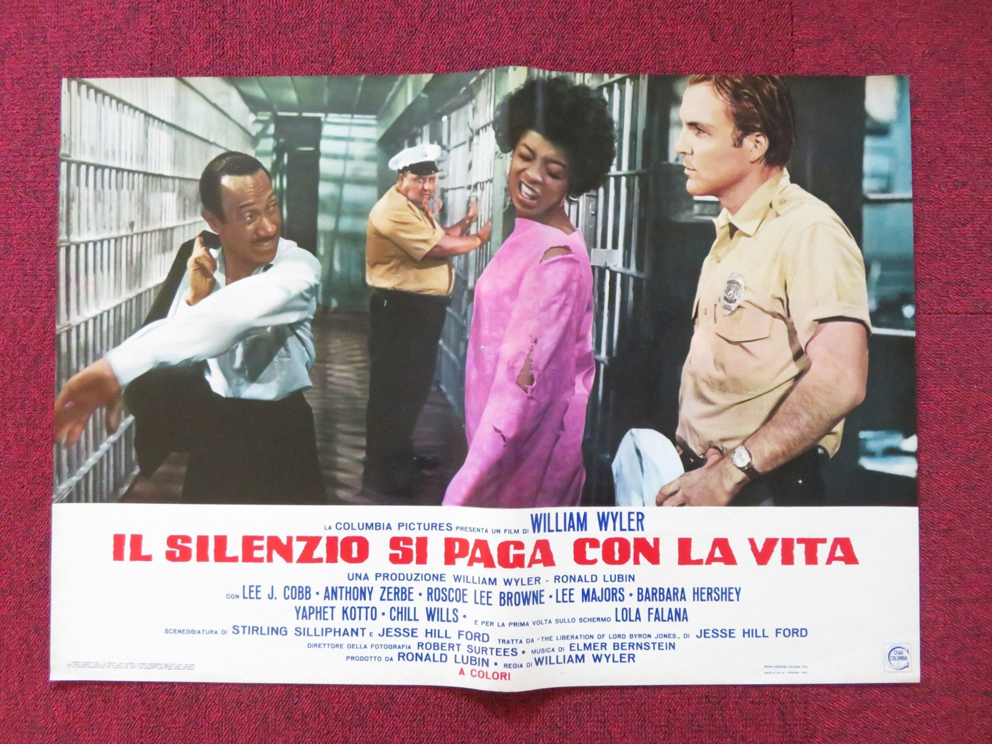 THE LIBERATION OF L.B. JONES - J ITALIAN FOTOBUSTA POSTER LEE J. COBB 1970 Rendezvous Cinema Movie posters