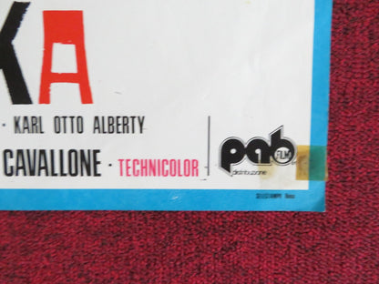 THE LICKERISH QUARTET - C ITALIAN FOTOBUSTA POSTER SILVANA VENTURELLI 1975 Rendezvous Cinema Movie posters