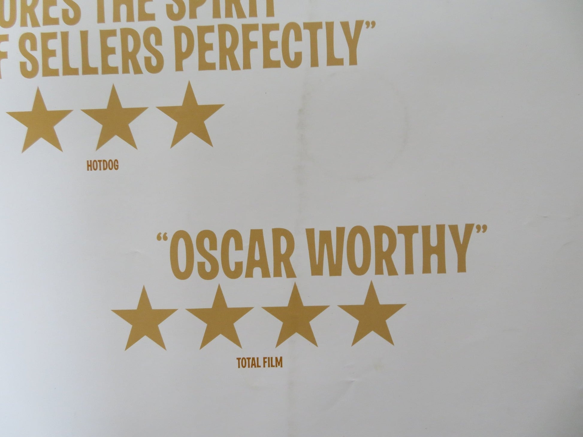 THE LIFE AND DEATH OF PETER SELLERS UK QUAD (30"x 40") ROLLED POSTER 2004 Rendezvous Cinema Movie posters