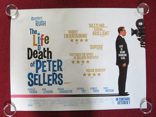THE LIFE AND DEATH OF PETER SELLERS UK QUAD (30"x 40") ROLLED POSTER 2004 Rendezvous Cinema Movie posters