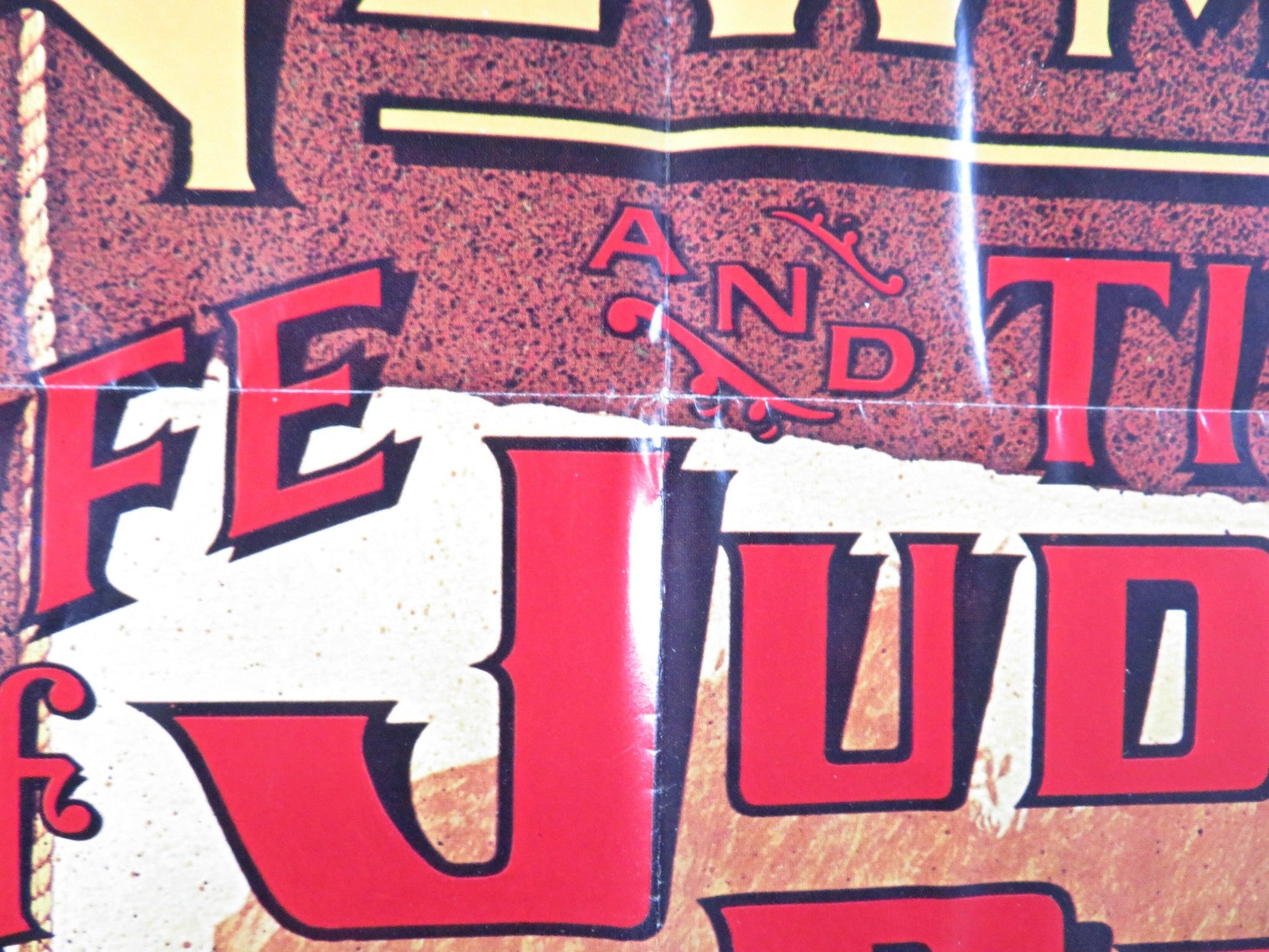 THE LIFE AND TIMES OF JUDGE ROY BEAN FOLDED US ONE SHEET POSTER PAUL NEWMAN 1972 Rendezvous Cinema Movie posters