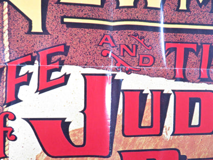 THE LIFE AND TIMES OF JUDGE ROY BEAN FOLDED US ONE SHEET POSTER PAUL NEWMAN 1972 Rendezvous Cinema Movie posters