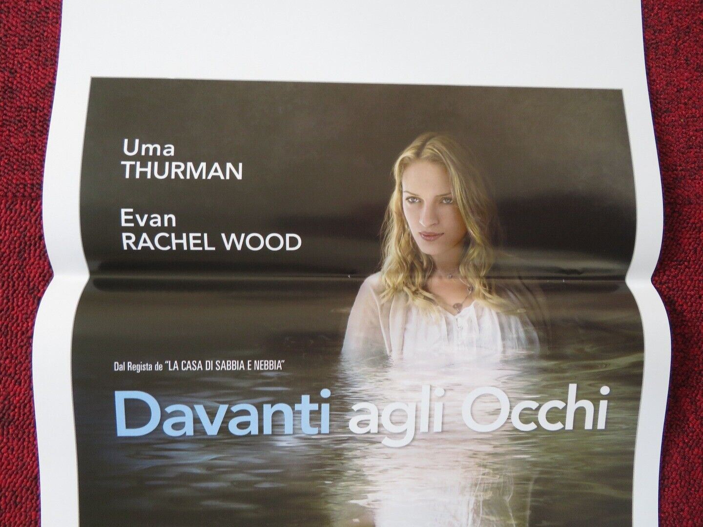 THE LIFE BEFORE HER EYES ITALIAN LOCANDINA (26.5"x12.5") POSTER UMA THURMAN 2008 Movie posters