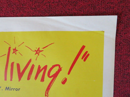 THE LIGHT TOUCH / Touch and Go FOLDED US ONE SHEET POSTER JACK HAWKINS 1956 Movie posters