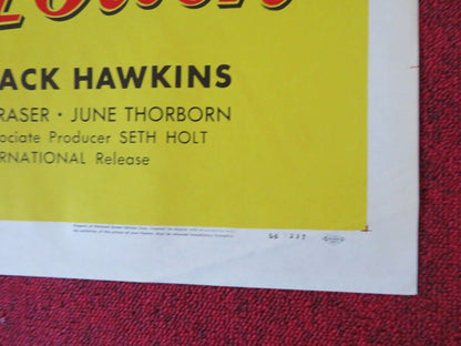 THE LIGHT TOUCH / Touch and Go FOLDED US ONE SHEET POSTER JACK HAWKINS 1956 Movie posters