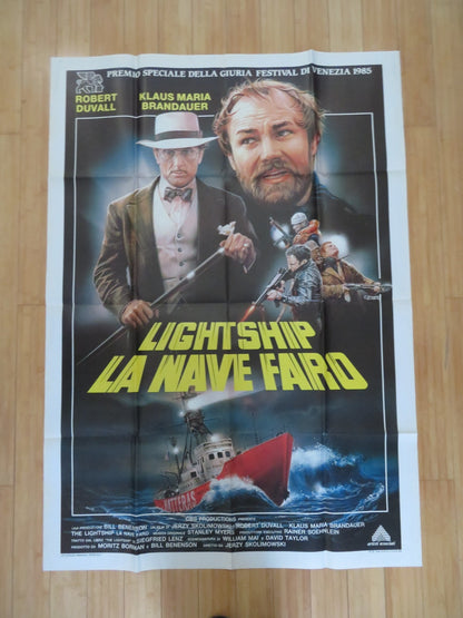 THE LIGHTSHIP ITALIAN 2 FOGLIO POSTER ROBERT DUVALL KLAUS MARIA BRANDAUER 1985 Rendezvous Cinema Movie posters