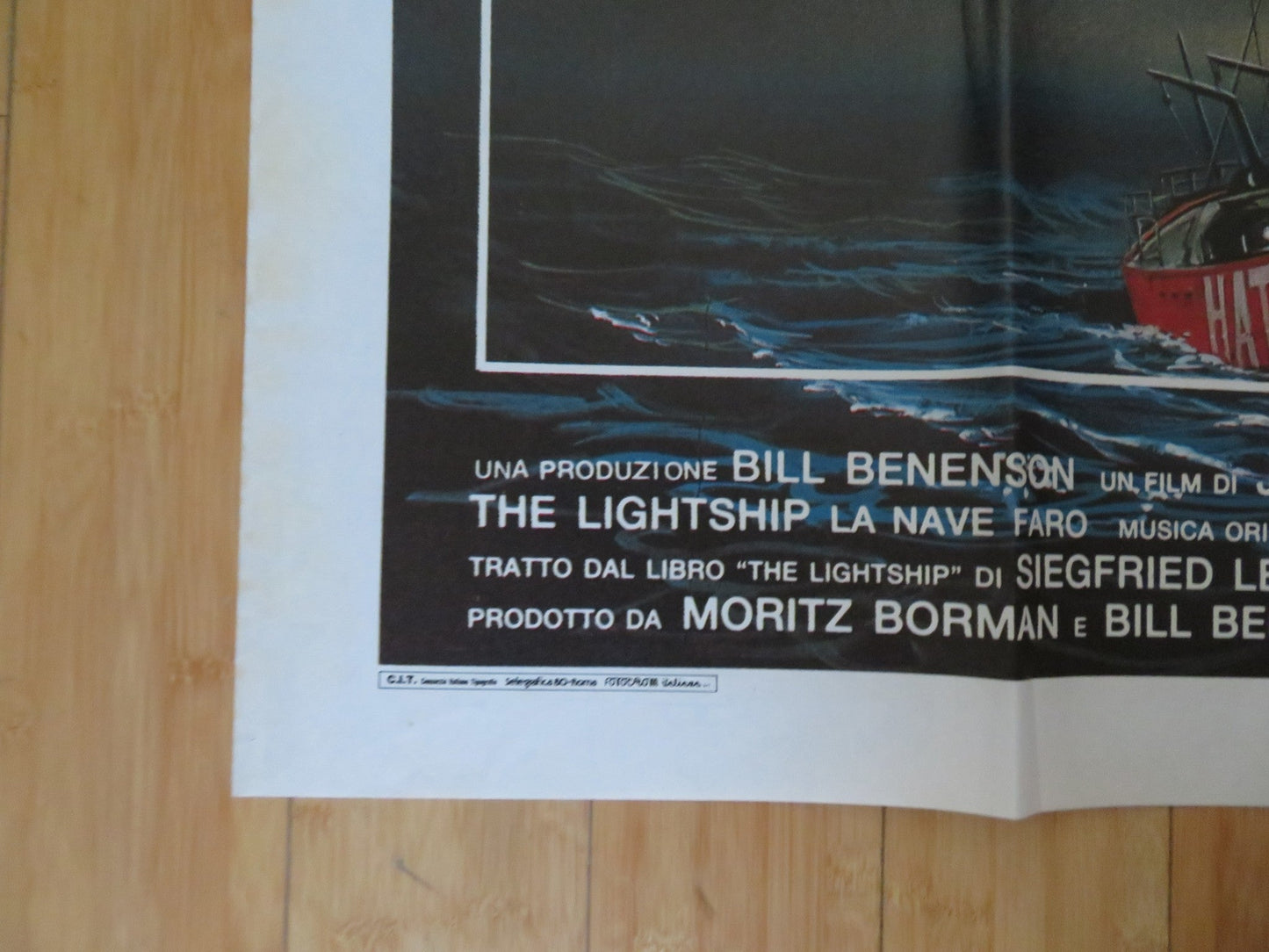 THE LIGHTSHIP ITALIAN 2 FOGLIO POSTER ROBERT DUVALL KLAUS MARIA BRANDAUER 1985 Rendezvous Cinema Movie posters