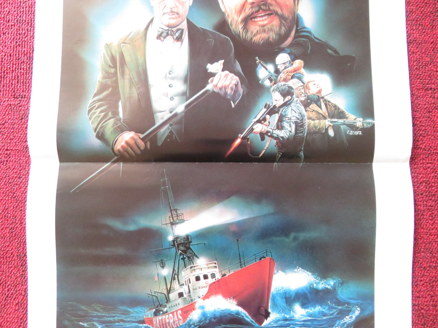 THE LIGHTSHIP ITALIAN LOCANDINA POSTER ROBERT DUVALL KLAUS MARIA BRANDAUER 1985 Rendezvous Cinema Movie posters