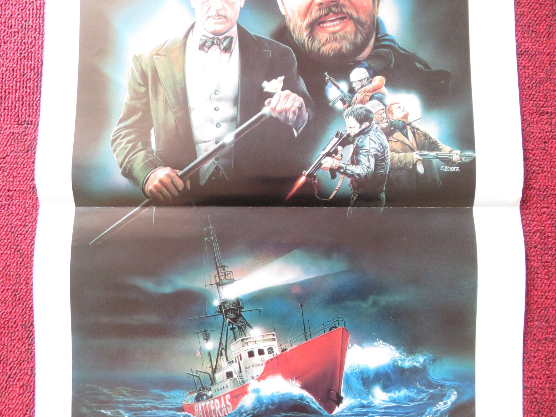 THE LIGHTSHIP ITALIAN LOCANDINA POSTER ROBERT DUVALL KLAUS MARIA BRANDAUER 1985 Rendezvous Cinema Movie posters