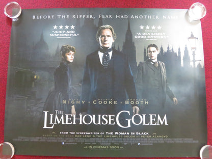 THE LIMEHOUSE GOLEM UK QUAD (30"x 40") ROLLED POSTER BILL NIGHY O. COOKE 2016 Rendezvous Cinema Movie posters