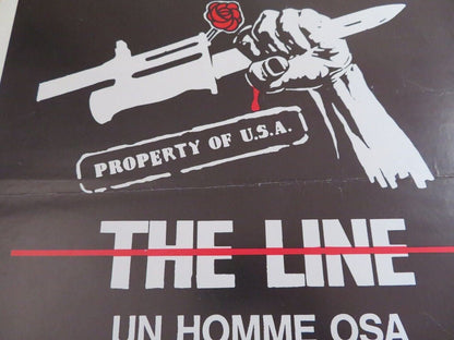 THE LINE / PARADES BELGIUM (21.5"x 14") POSTER RUSS THACKER LEWIS STADLEN 1972 Movie posters