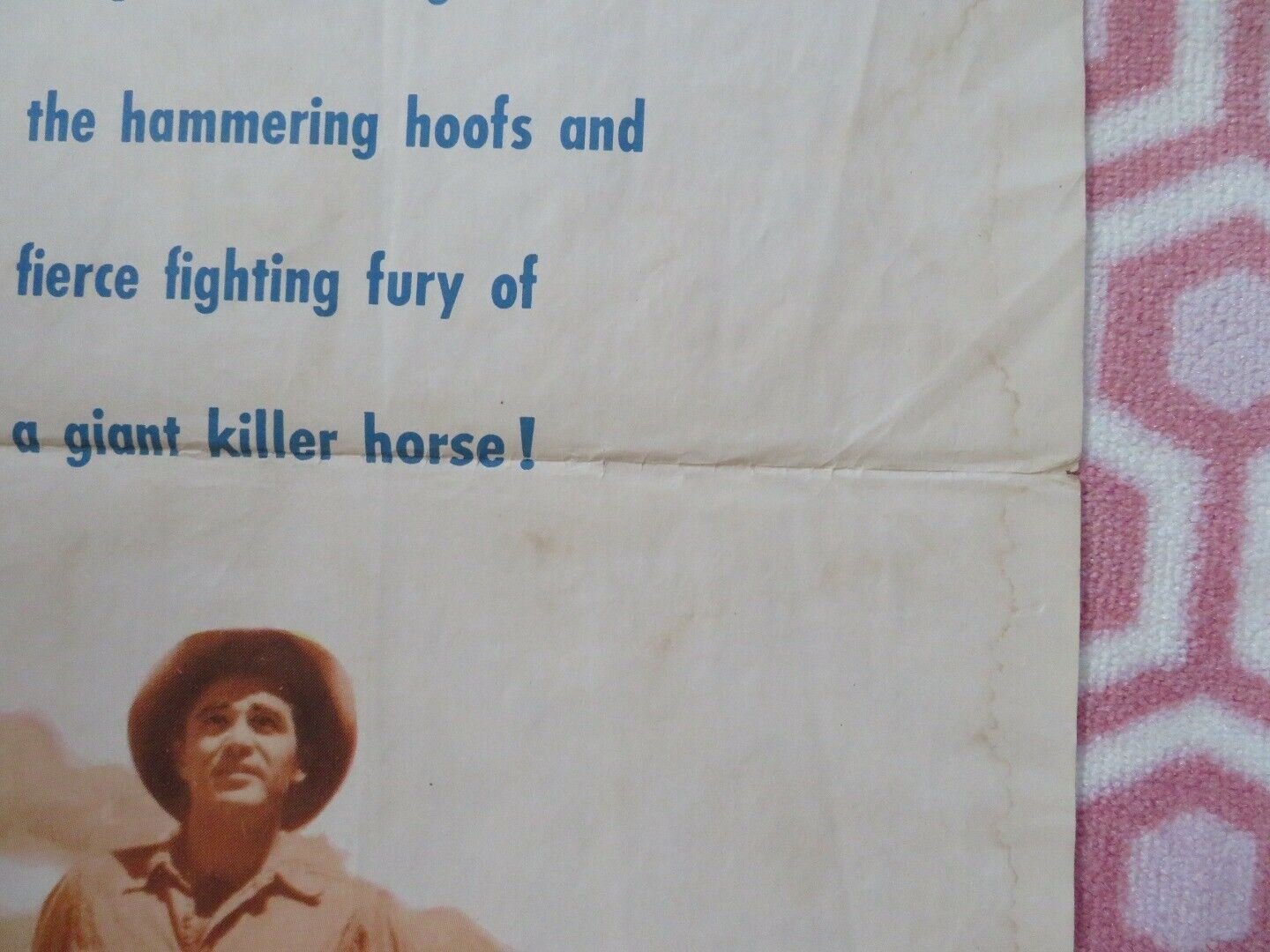 THE LION AND THE HORSE FOLDED US ONE SHEET POSTER STEVE COCHRAN 1952 Movie posters