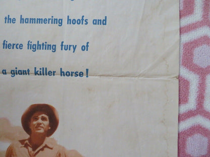 THE LION AND THE HORSE FOLDED US ONE SHEET POSTER STEVE COCHRAN 1952 Movie posters