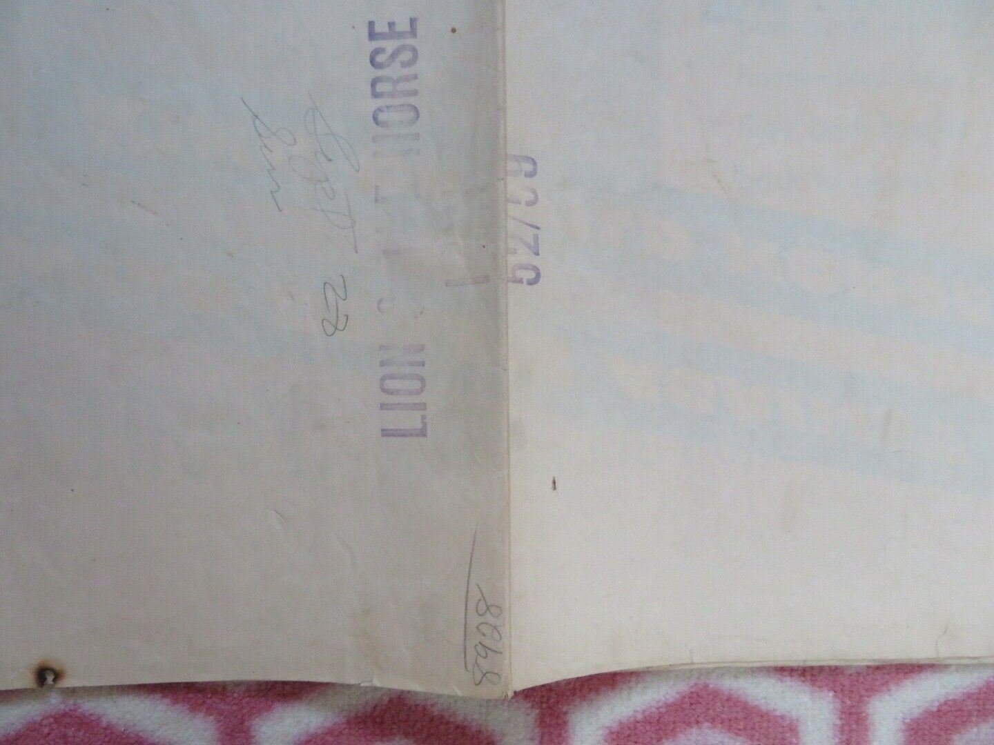 THE LION AND THE HORSE FOLDED US ONE SHEET POSTER STEVE COCHRAN 1952 Movie posters