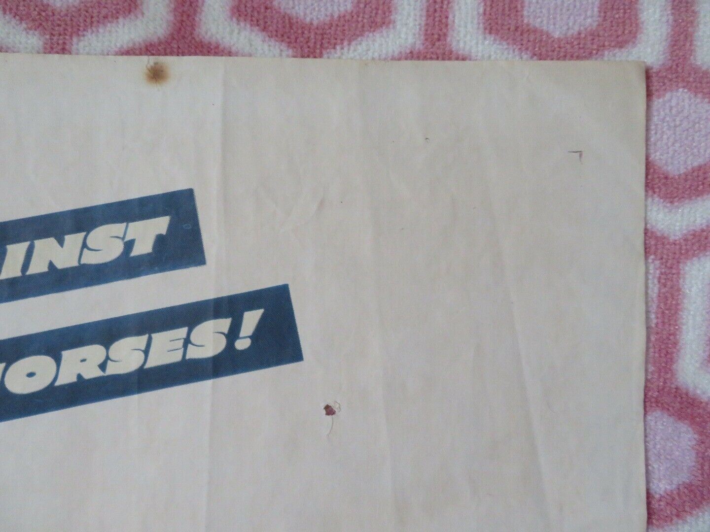 THE LION AND THE HORSE FOLDED US ONE SHEET POSTER STEVE COCHRAN 1952 Movie posters