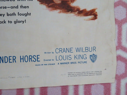 THE LION AND THE HORSE FOLDED US ONE SHEET POSTER STEVE COCHRAN 1952 Movie posters
