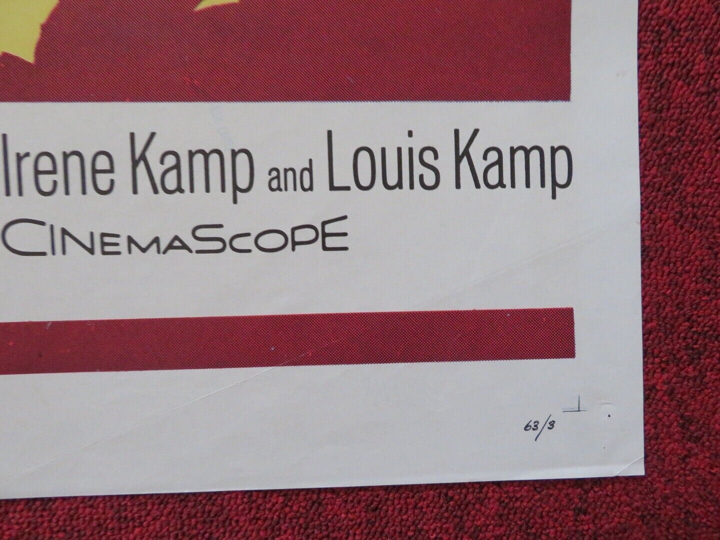 THE LION FOLDED US ONE SHEET POSTER WILLIAM HOLDEN TREVOR HOWARD CAPUCINE 1963 - Rendezvous Cinema